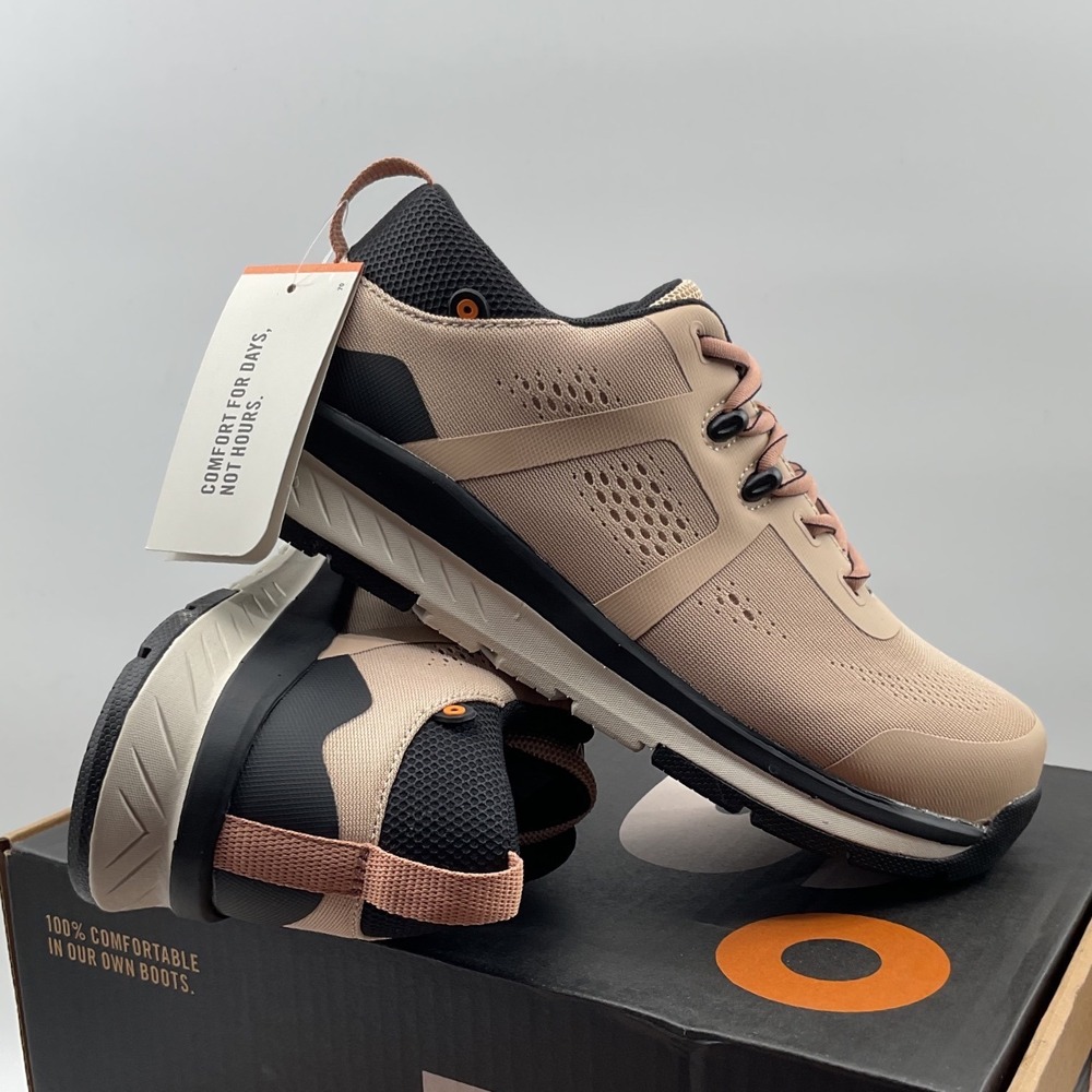 Bogs Sandstone Knit Low Composite Toe Work Shoes Womens 10 Taupe 79054CT-260 NEW